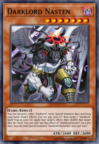 Darklord Nasten - MAGO-EN107 - Rare - NM