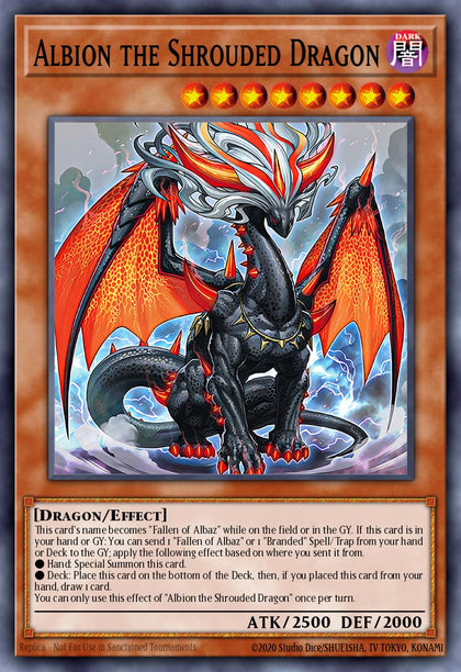 Albion the Shrouded Dragon - RA05-EN019 - Ultra Rare - NM