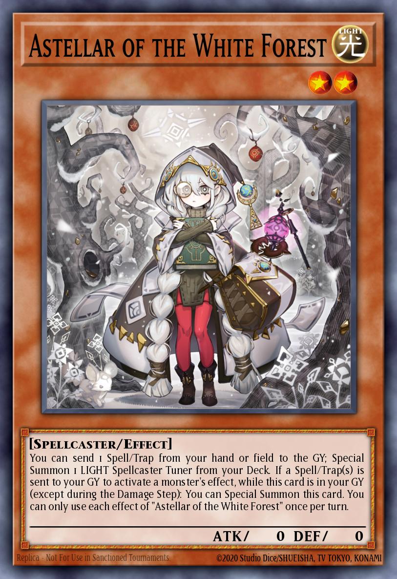 Astellar of the White Forest - INFO-EN013 - Secret Rare - NM