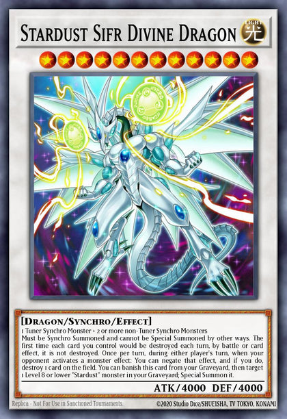 Stardust Sifr Divine Dragon - MP17-EN054 - Ultra Rare - NM