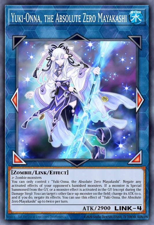 Yuki-Onna, the Absolute Zero Mayakashi - RA05-EN057 - Starlight Rare - NM