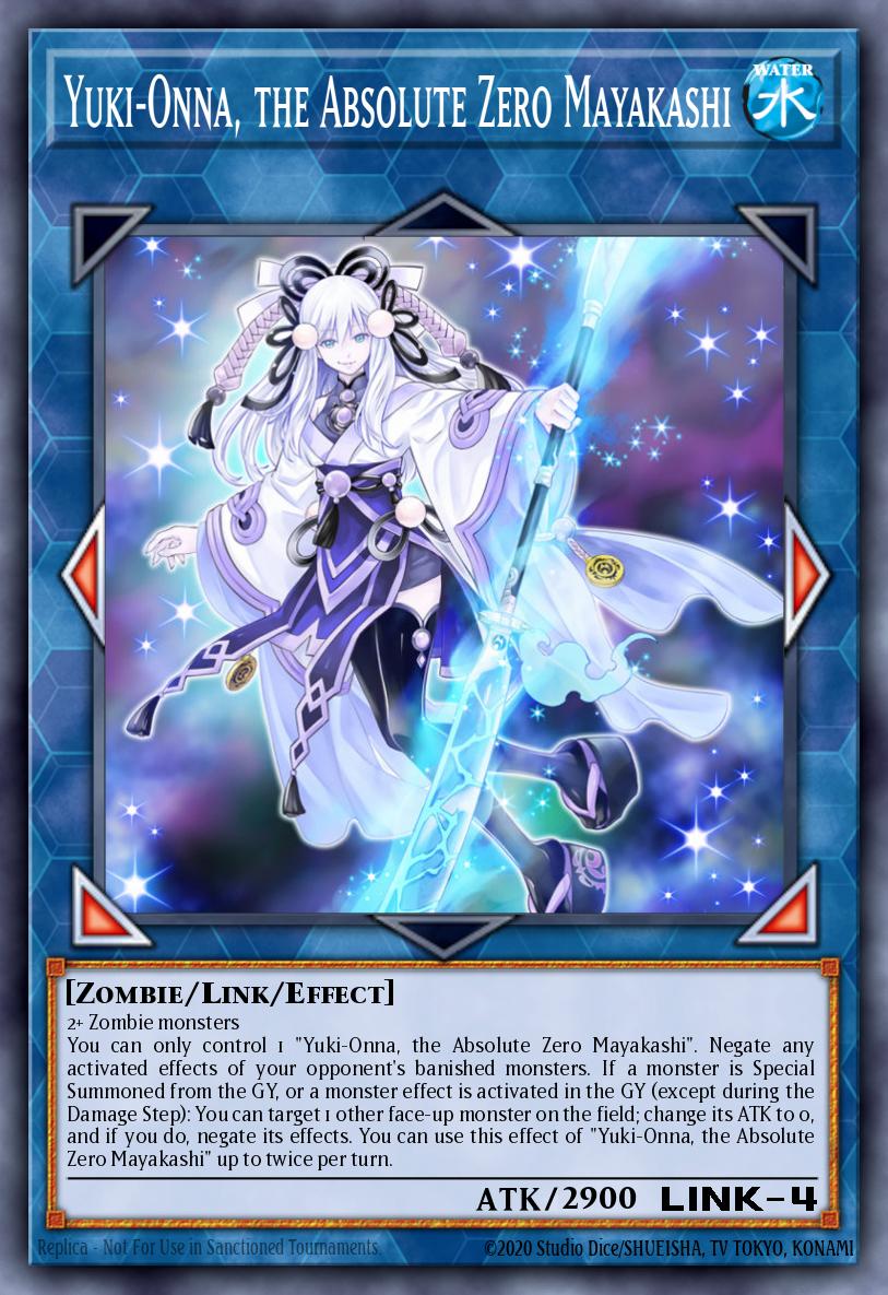 Yuki-Onna, the Absolute Zero Mayakashi - RA05-EN057 - Collectors Rare - NM