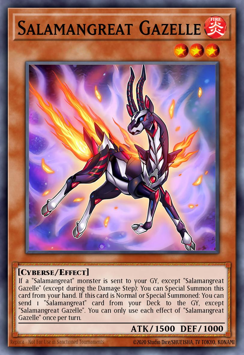 Salamangreat Gazelle - MP24-EN049 - Quarter Century Secret Rare - NM