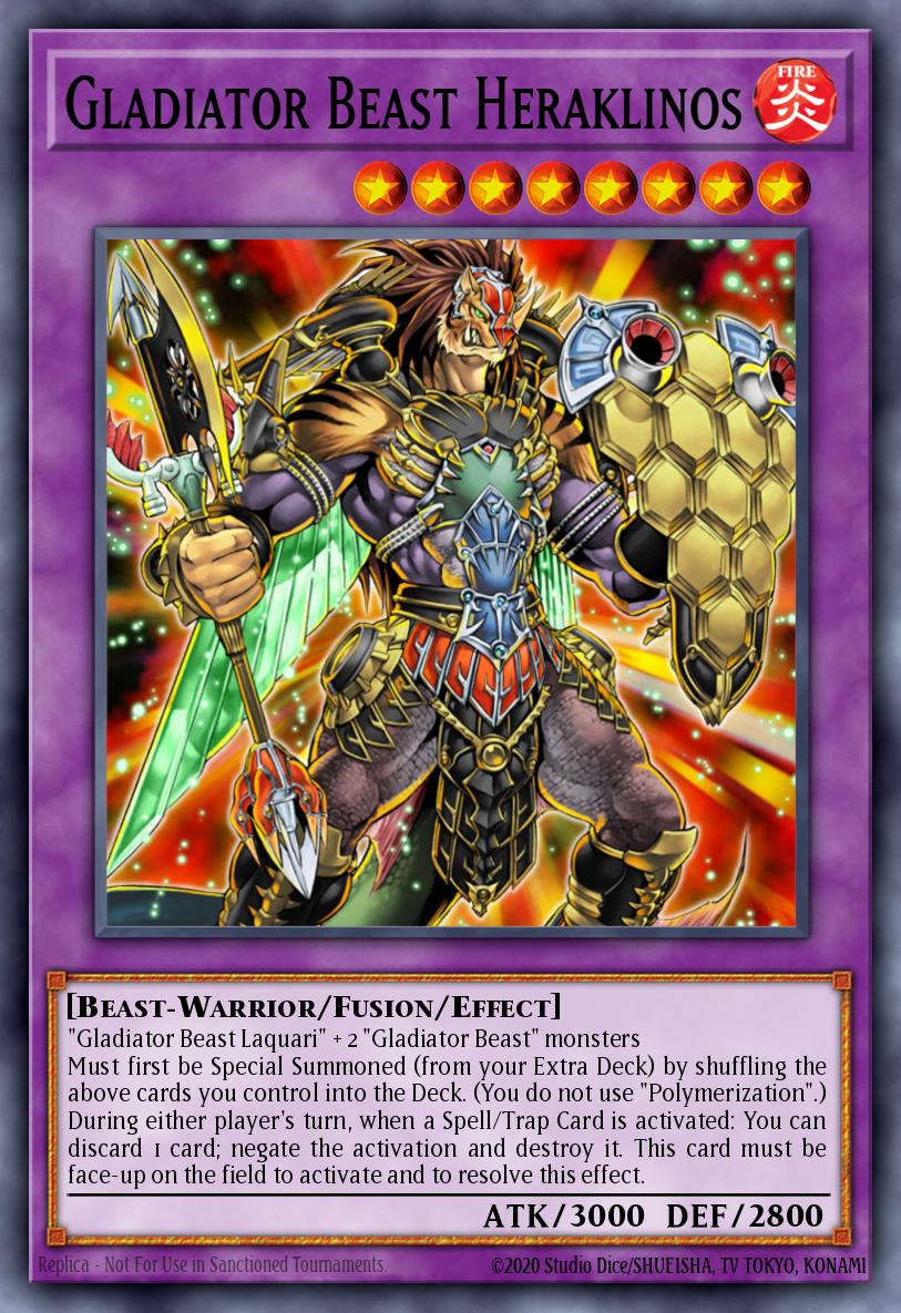 Gladiator Beast Heraklinos - LCGX-EN253 - Super Rare - NM