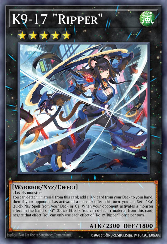 K9-17 "Ripper" - JUSH-EN035 - Collectors Rare - NM