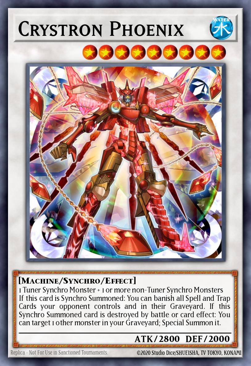 Crystron Phoenix - RA04-EN058 - Quarter Century Secret Rare - NM
