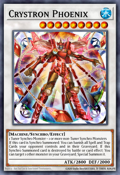 Crystron Phoenix - RA04-EN058 - Quarter Century Secret Rare - NM