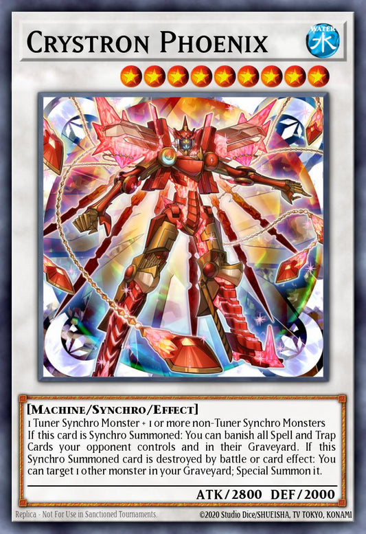 Crystron Phoenix - RA04-EN058 - Quarter Century Secret Rare - NM