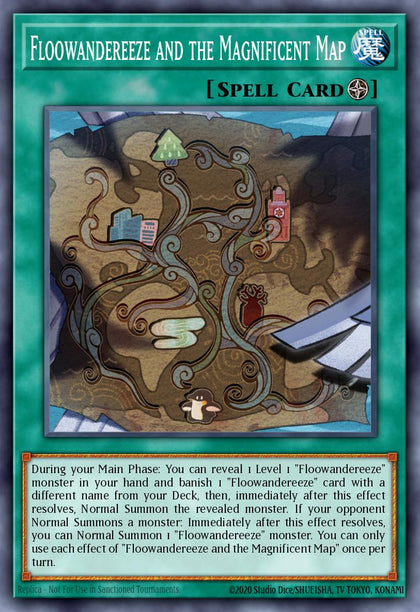 Floowandereeze and the Magnificent Map - MP22-EN220 - Secret Rare - NM
