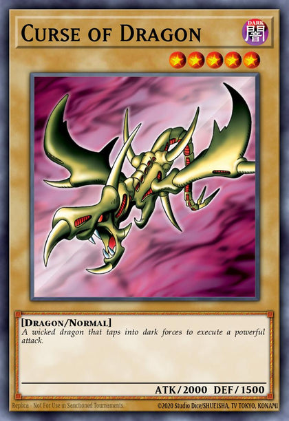 Curse of Dragon - LOB-EN053 - Super Rare - NM