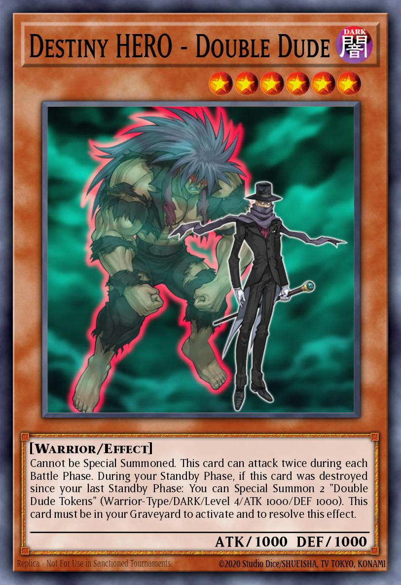 Destiny HERO - Double Dude - POTD-EN012 - Super Rare - NM