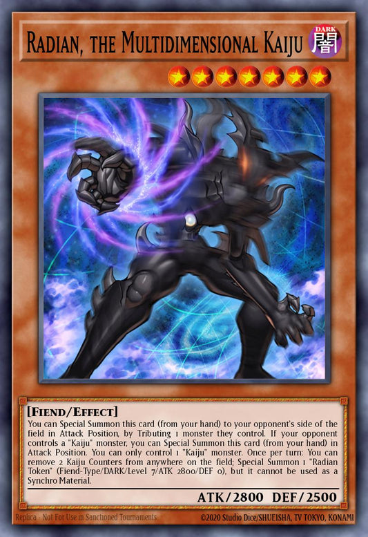 Radian, the Multidimensional Kaiju - DOCS-EN087 - Rare - NM