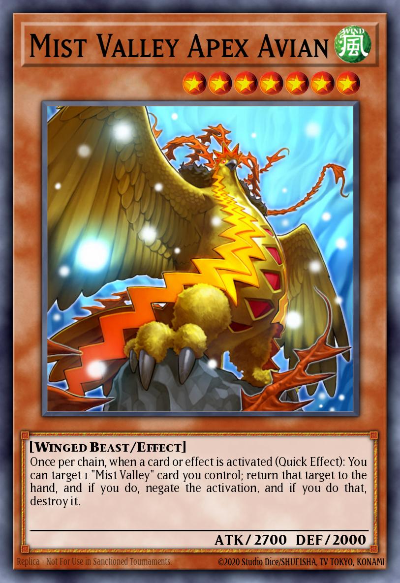 Mist Valley Apex Avian - HA02-EN049 - Secret Rare - NM