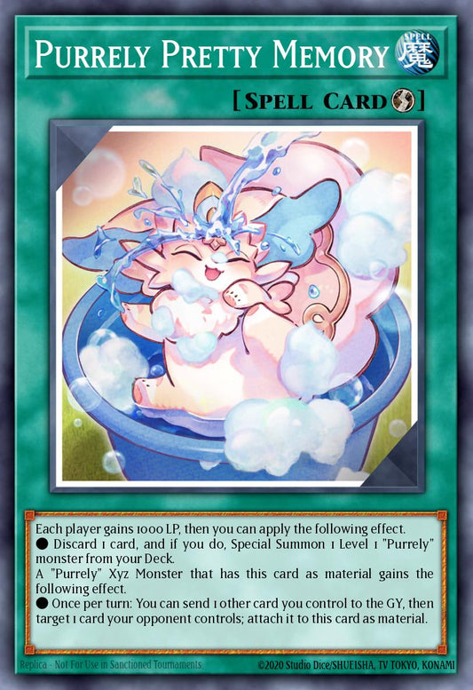 Purrely Pretty Memory - RA02-EN072 - Quarter Century Secret Rare - NM