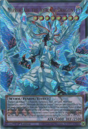 Mirrorjade the Iceblade Dragon - RA05-EN148 - Ultra Rare - NM