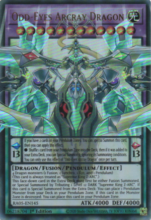 Odd-Eyes Arcray Dragon - RA05-EN145 - Ultra Rare - NM