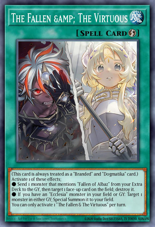 The Fallen & The Virtuous - CH01-EN019 - Secret Rare - NM