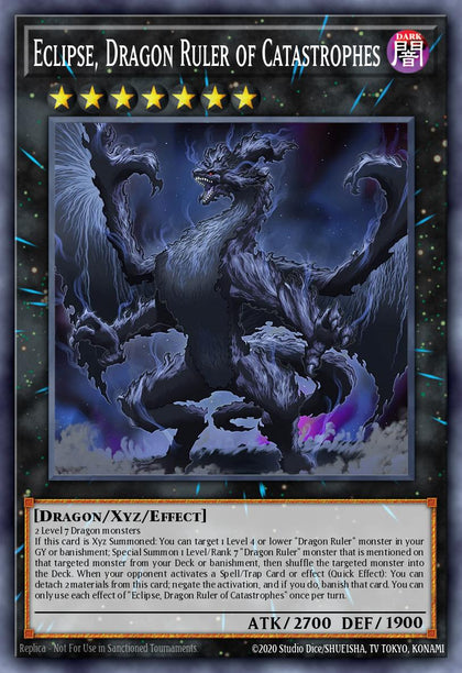 Eclipse, Dragon Ruler of Catastrophes - ALIN-EN048 - Quarter Century Secret Rare - NM