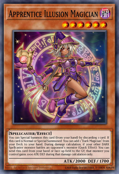 Apprentice Illusion Magician - RA04-EN023 - Quarter Century Secret Rare - NM