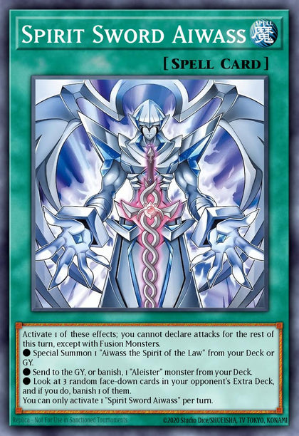 Sacred Spirit Sword Aiwass - CORI EN054 - Common - NM