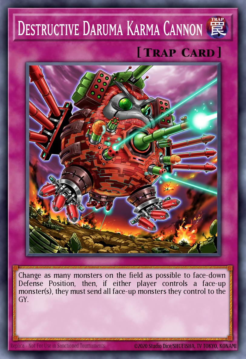 Destructive Daruma Karma Cannon - RA04-EN103 - Quarter Century Secret Rare - NM