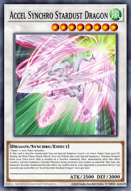 Accel Synchro Stardust Dragon - MAZE-EN019 - Collectors Rare - NM