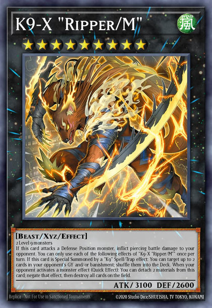 K9-X "Ripper/M" - BPRO-EN043 - Starlight Rare - NM
