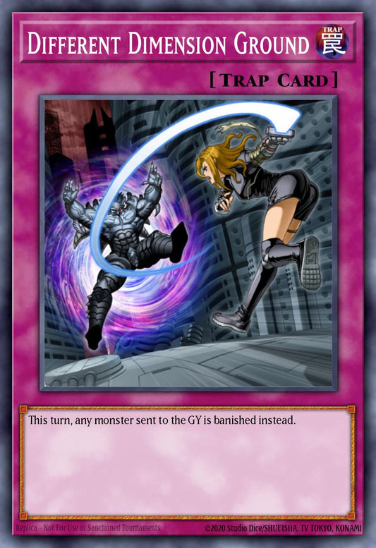 Different Dimension Ground - RA04-EN101 - Quarter Century Secret Rare - NM