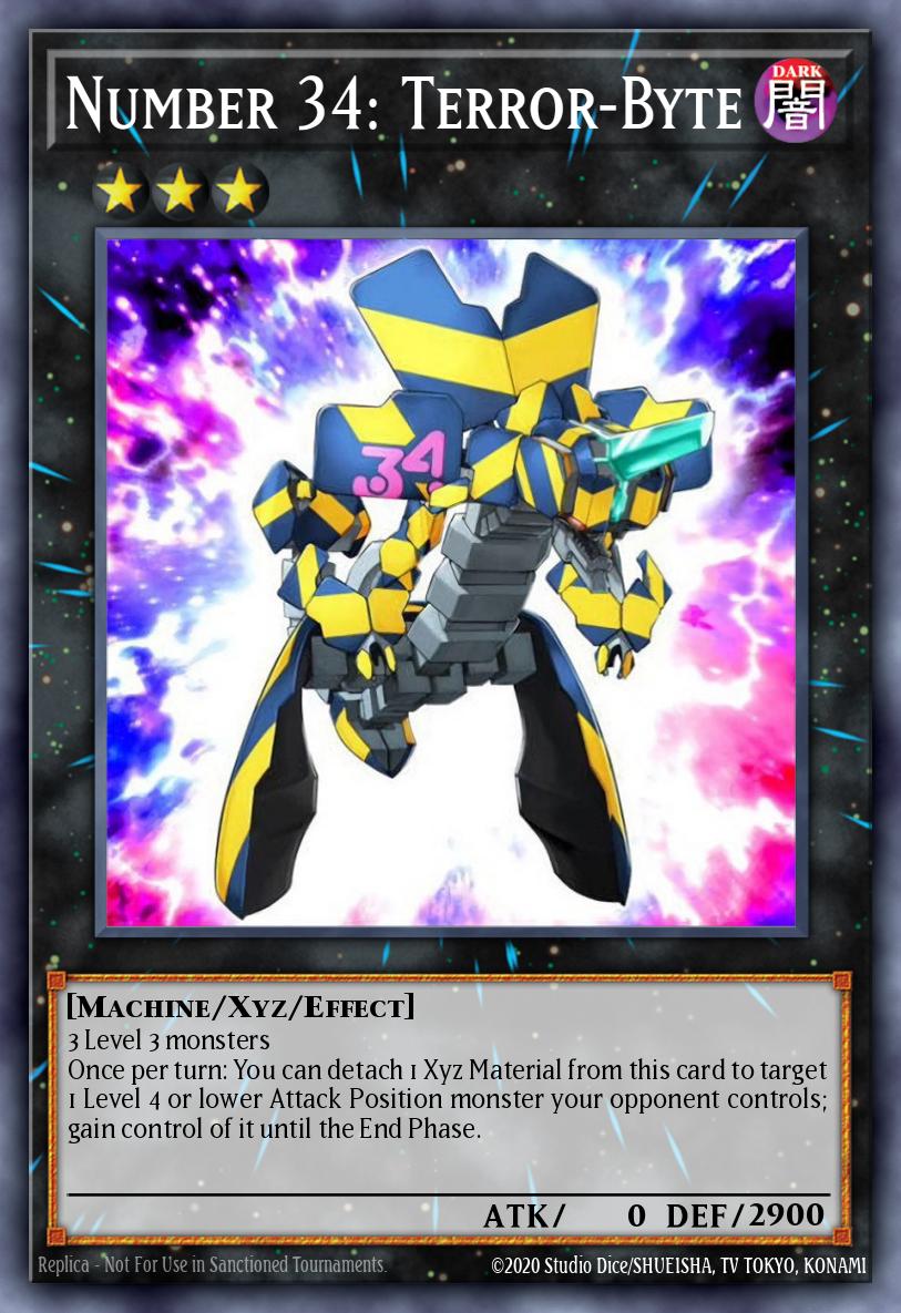 Number 34: Terror-Byte - GENF-EN041 - Ultimate Rare - NM