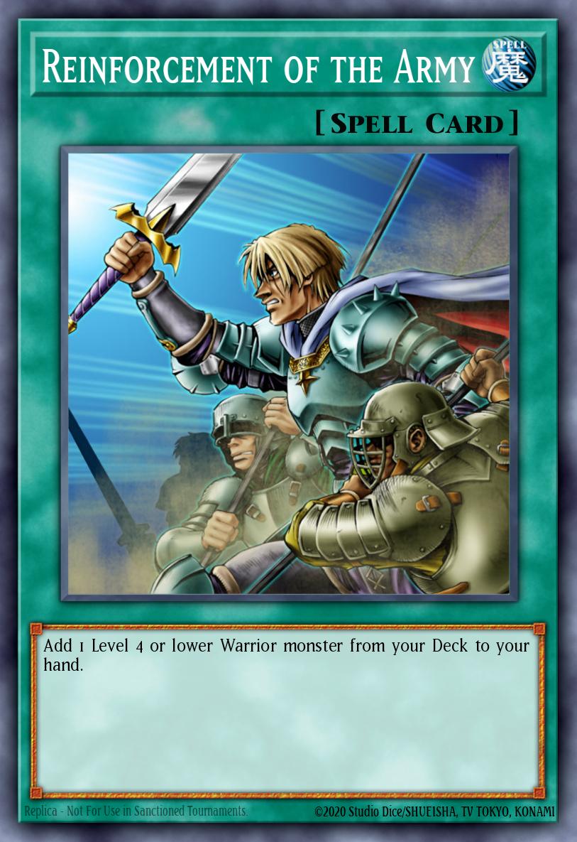 Reinforcement of the Army - PGLD-EN058 - Gold Rare - NM