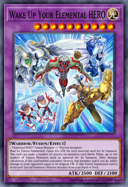 Wake Up Your Elemental HERO - RA05-EN142 - Ultra Rare - NM