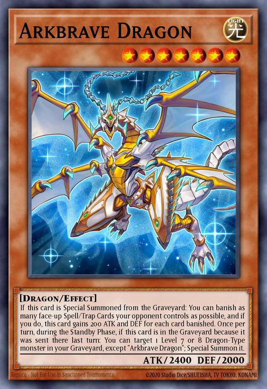 Arkbrave Dragon - GFTP-EN072 - Ultra Rare - NM