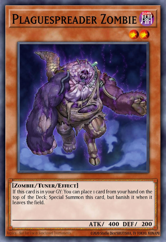 Plaguespreader Zombie - RA03-EN207 - Quarter Century Secret Rare - NM