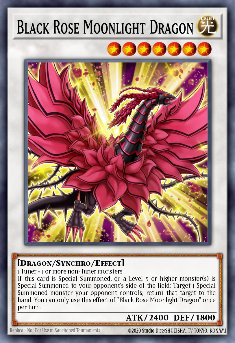 Black Rose Moonlight Dragon - RA03-EN038 - Collectors Rare - NM