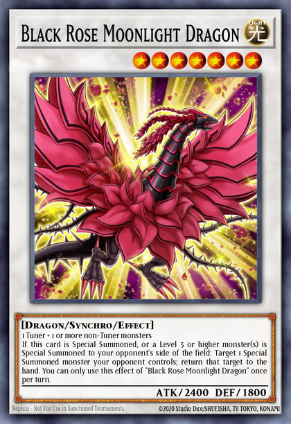 Black Rose Moonlight Dragon - RA03-EN038 - Collectors Rare - NM