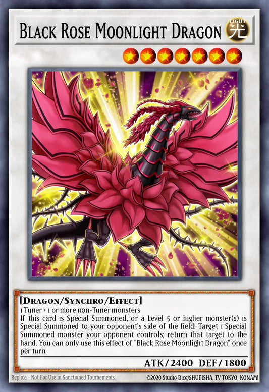 Black Rose Moonlight Dragon - RA03-EN038 - Collectors Rare - NM
