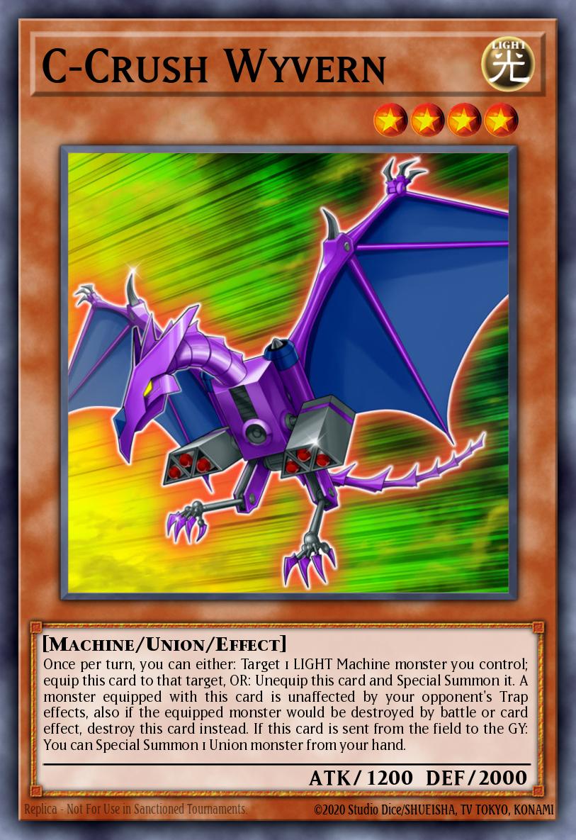 C-Crush Wyvern - LCKC-EN021 - Secret Rare - NM