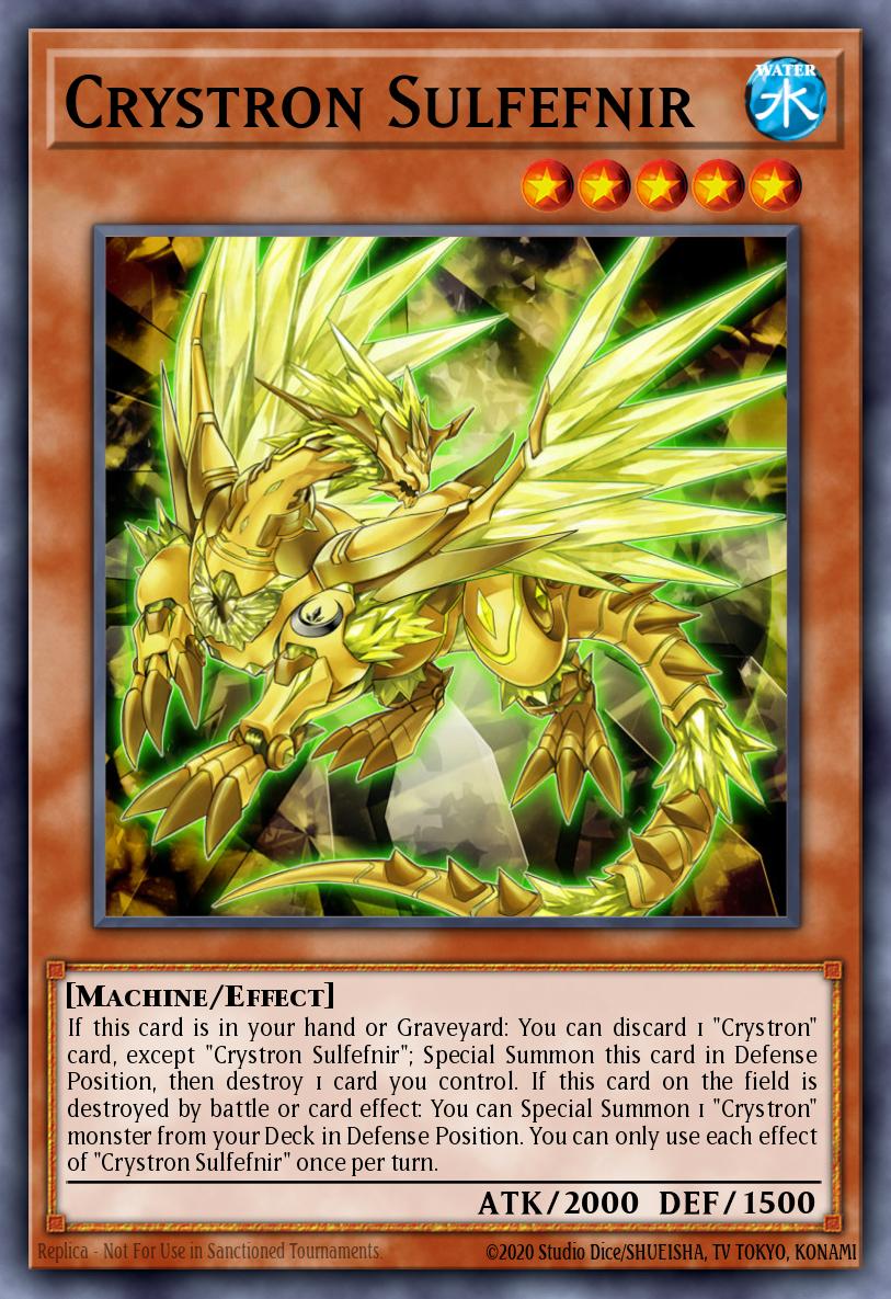 Crystron Sulfefnir - RATE-EN021 - Super Rare - NM
