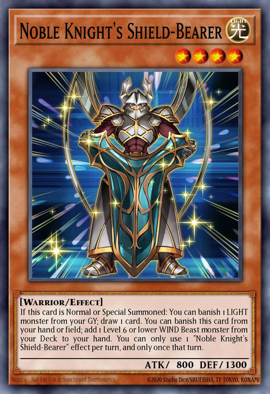 Noble Knight's Shield-Bearer - BROL-EN017 - Secret Rare - NM