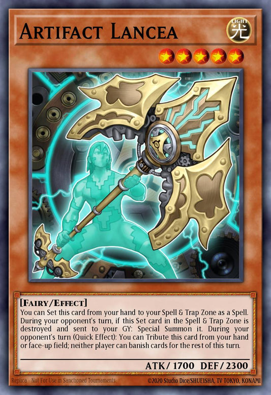 Artifact Lancea - RA01-EN006 - Collectors Rare - NM