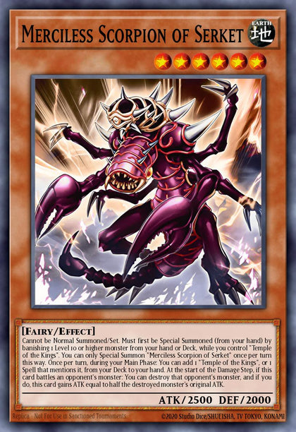 Merciless Scorpion of Serket - MZTM-EN002 - Collectors Rare - NM