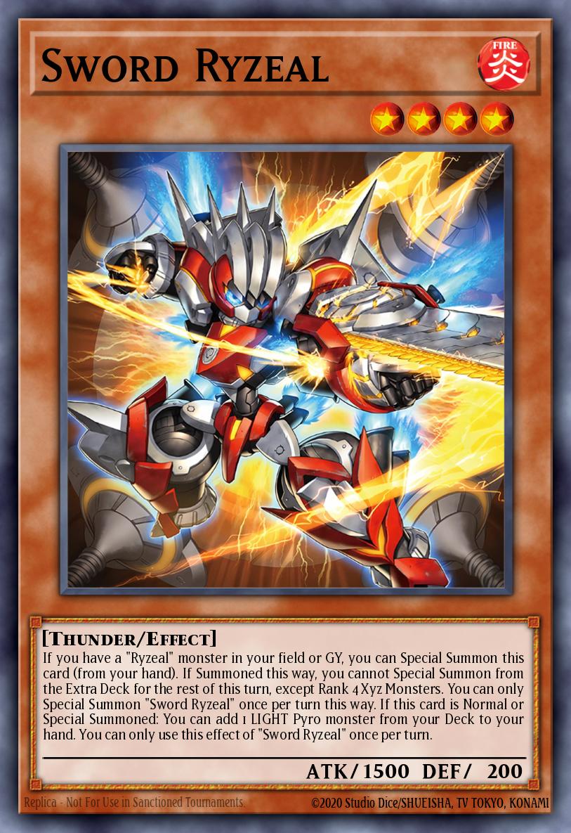 Sword Ryzeal - CRBR-EN001 - Ultra Rare - NM
