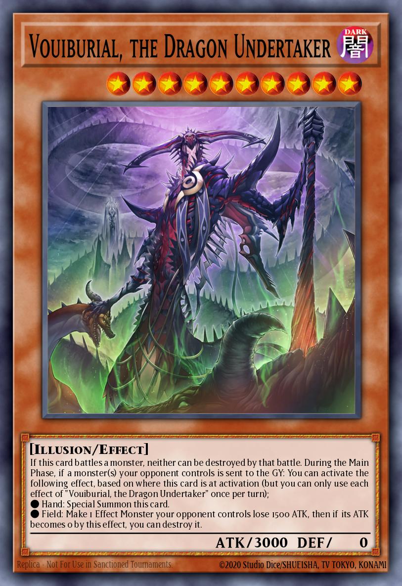 Vouiburial, the Dragon Undertaker - LEDE-EN087 - Quarter Century Secret Rare - NM