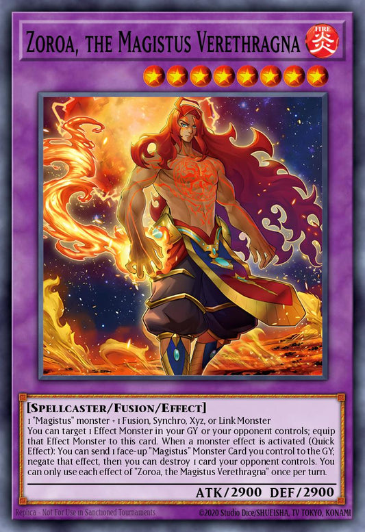 Zoroa, the Magistus Verethragna - BLMM-EN045 - Secret Rare - NM