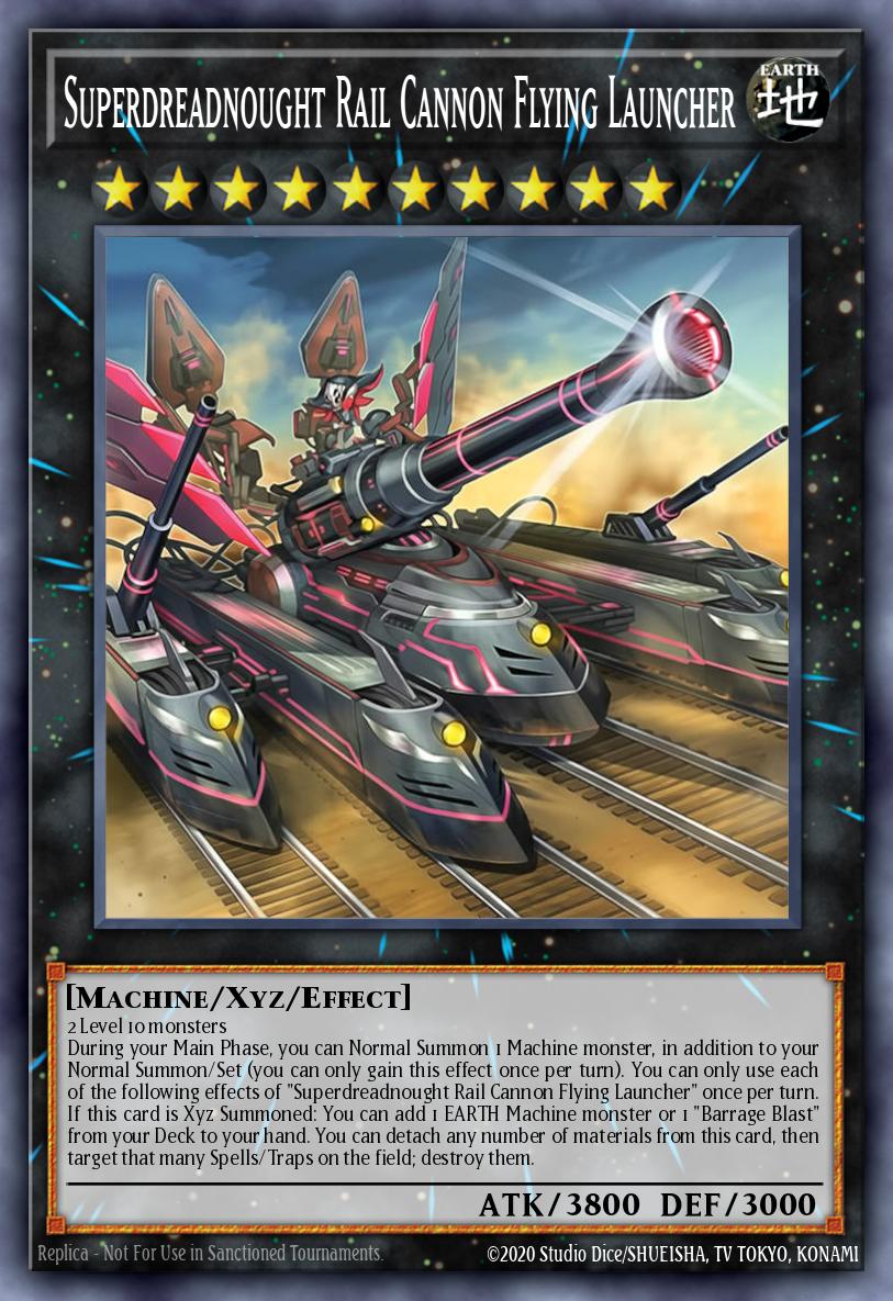 Superdreadnought Rail Cannon Flying Launcher - BLZD-EN044 - Starlight Rare - NM