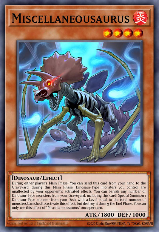 Miscellaneousaurus - RA04-EN022 - Collectors Rare - NM