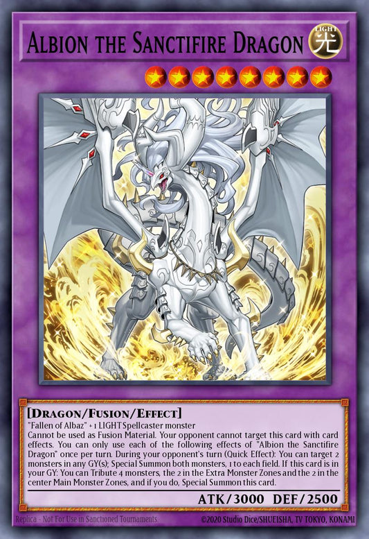 Albion the Sanctifire Dragon - RA05-EN037 - Ultra Rare - NM