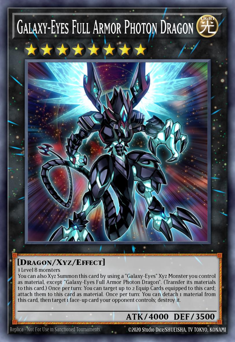 Galaxy-Eyes Full Armor Photon Dragon - RA01-EN037 - Collectors Rare - NM
