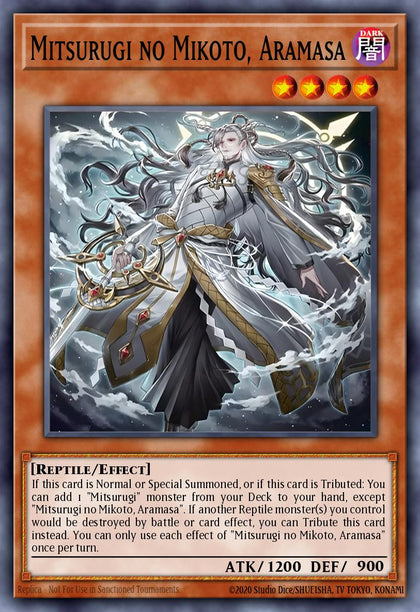 Mitsurugi no Mikoto, Aramasa - ALIN-EN090 - Super Rare - NM