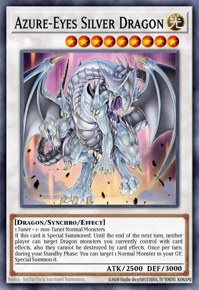 Azure-Eyes Silver Dragon - RA04-EN208 - Quarter Century Secret Rare - NM